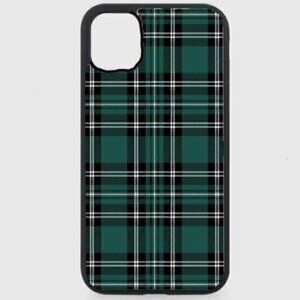 Green Plaid Phone Case
